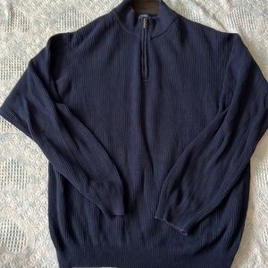MENS 3/4 zip IZOD SWEATER